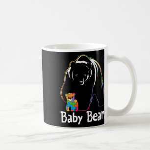 Caneca De Café Pelo apoio à conscientização autista do urso Consc