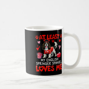 Caneca De Café Pelo Menos Inglês Springer Spaniel Me Amando Valen