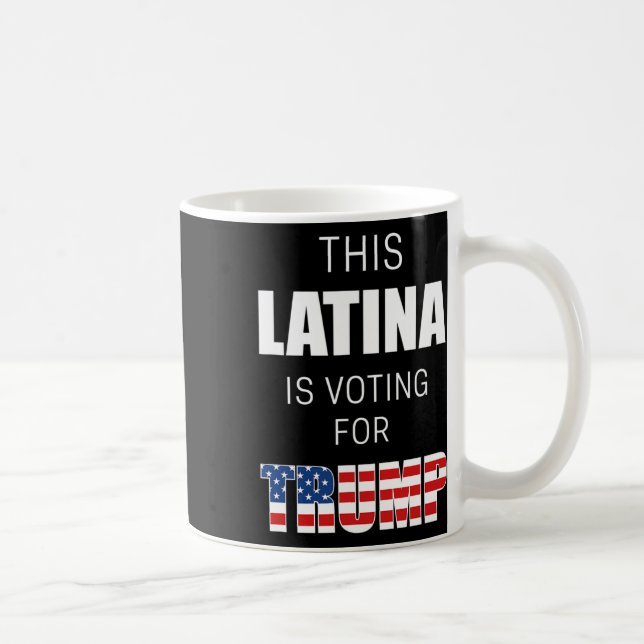 Caneca De Café Pelo Presidente Eleitoral Trump 2020 Mulheres hisp (Direita)
