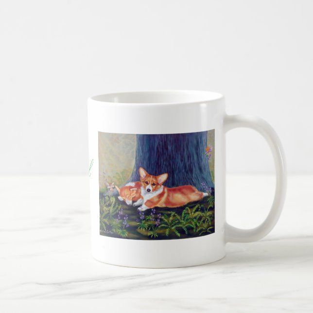 Caneca De Café Pembroke Welsh Corgi Mugs (Direita)