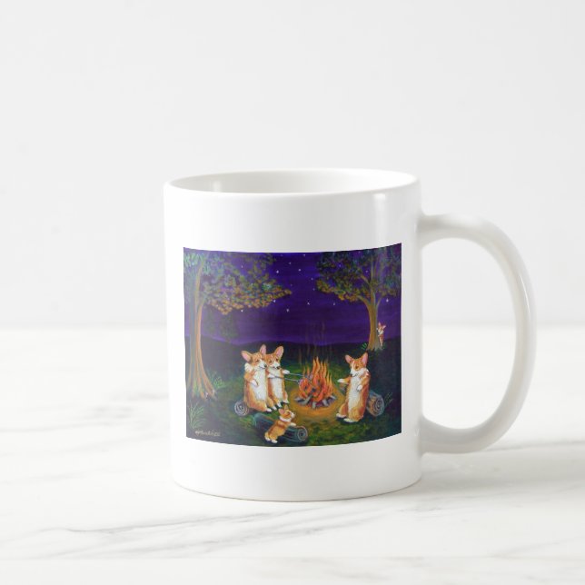 Caneca De Café Pembroke Welsh Corgi Mugs (Direita)
