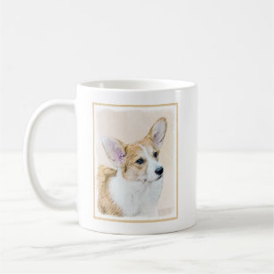 Caneca De Café Pembroke Welsh Corgi - Pintura Original para Cacho