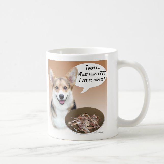 Caneca De Café Pembroke Welsh Corgi Turquia (Direita)