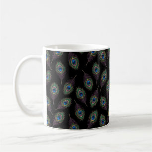 Caneca De Café pena de pavão