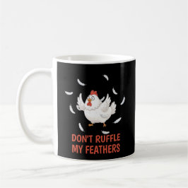 Caneca De Café Penas de Galinha