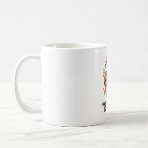 Caneca De Café Pendurado Por Bolo de Aniversário Balão Preguiça ,