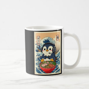 Caneca De Café Penguin Kawaii Ramen Japonês Noodle Retro Jogos