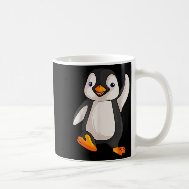 Caneca De Café Penguin Roupa S Uni-adultos Crianças B (Direita)