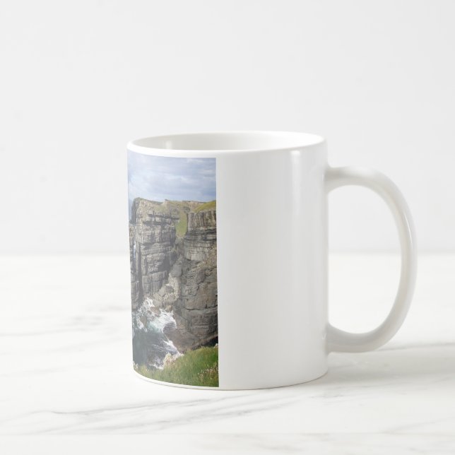 Caneca De Café Penhascos da cabeça de laço (Direita)