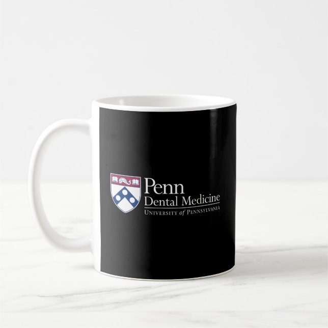 Caneca De Café Penn Quakers School Of Dental Medicine (Esquerda)