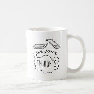 Caneca De Café Penne Pelos Seus Pensamentos