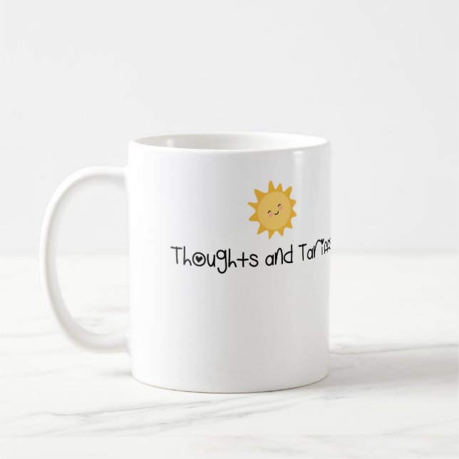 Caneca De Café Pensamentos e Tarrifs (Esquerda)