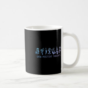 Caneca De Café Pensamentos Positivos Crescem Conscientes do Suicí