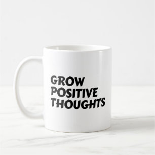 Caneca De Café pensamentos positivos inspiradores tipografia