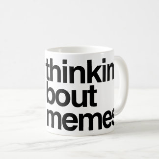 Caneca De Café Pensando em memes