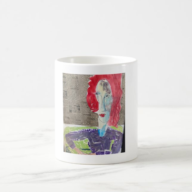 Caneca De Café Pensando em Modigliani (Centro)