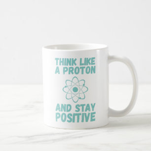 Caneca De Café Pensar Como Um Próton