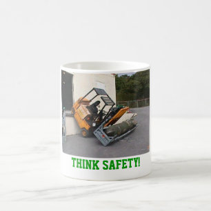 Caneca De Café Pense a segurança!