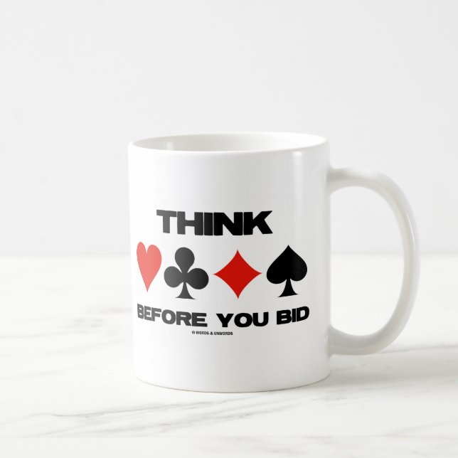 Caneca De Café Pense antes de fazer a proposta (Ponte Duplicada d (Direita)
