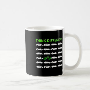Caneca De Café Pense em diferentes formas de proteção ambiental d