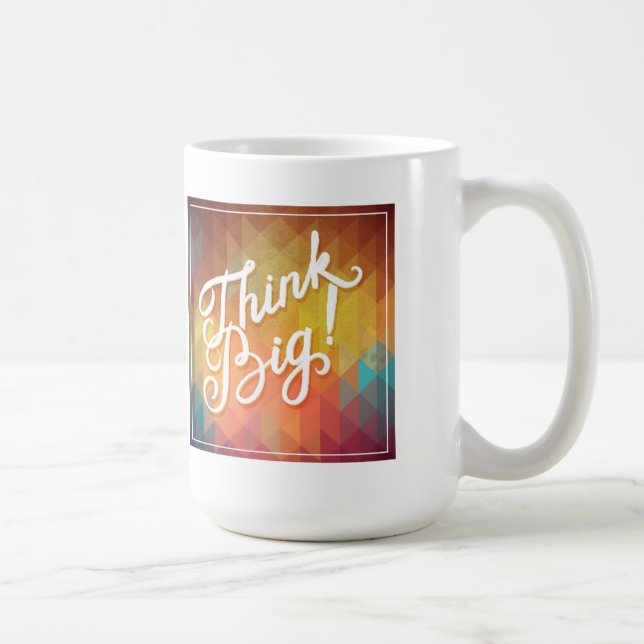 Caneca De Café Pense grande (Direita)