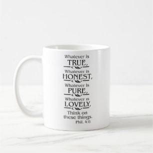 Caneca De Café Pense nestas coisas
