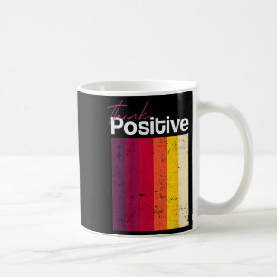Caneca De Café Pense no &amp positivo; Inspire as aspas no Co