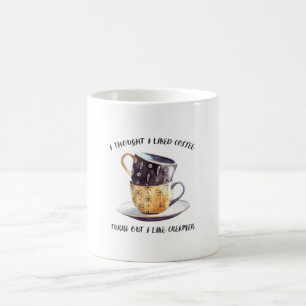 Caneca De Café Pensei Que Gostava De Café, Acontece Que Gosto De