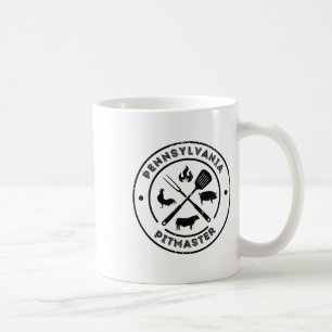Caneca De Café Pensilvânia Pitmaster Churrasco Smoker Grieling By