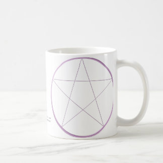 Caneca De Café Pentacle roxo do gel