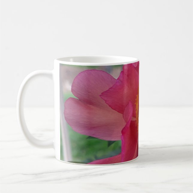 Caneca de Café Peônia Julia Rose (Esquerda)