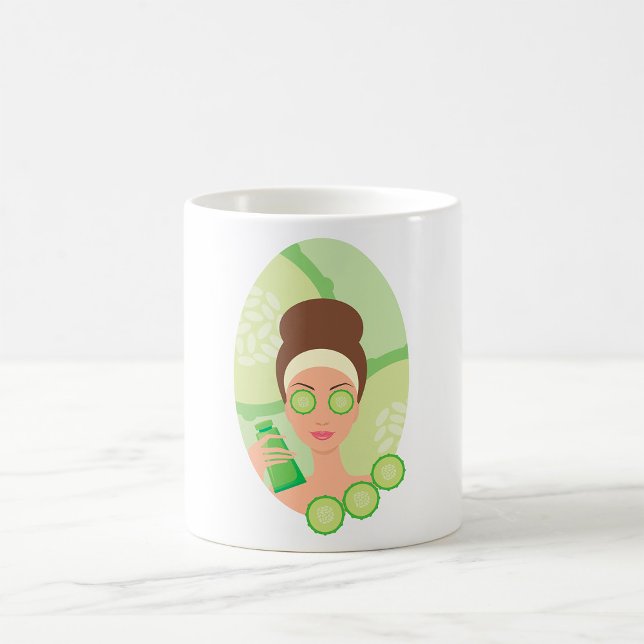 Caneca De Café Pepino Facial (Criador carregado)