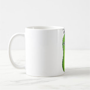 Caneca De Café Pepino Kawaii