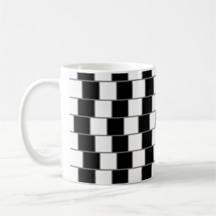 Caneca De Café Pepita Aparentemente Impressão óptico paralelo