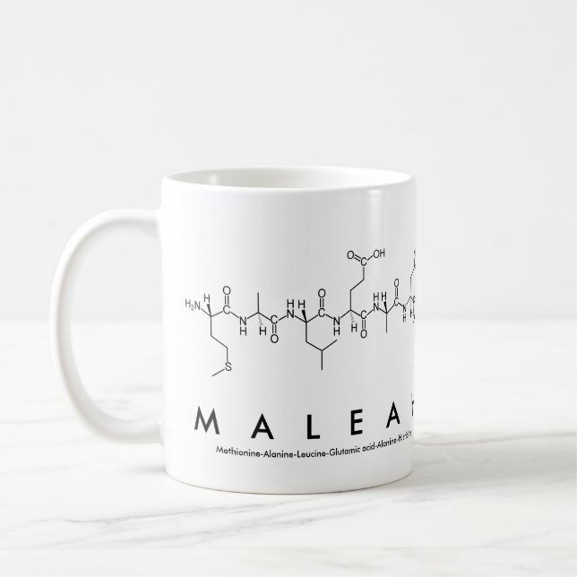 Caneca De Café Péptido de Maleah (Esquerda)