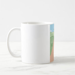 Caneca De Café Pequena Aventura de Caminhada do Explorador