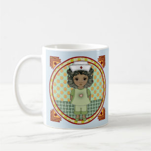 Caneca De Café Pequena enfermeira negra