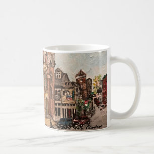 Caneca De Café Pequena Itália, Cleveland Ohio Painting on a Mug