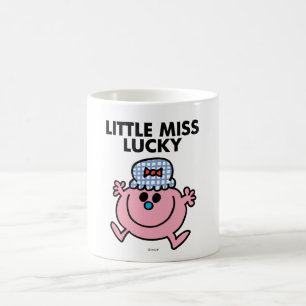 Caneca De Café Pequena Miss Lucky Letra negra