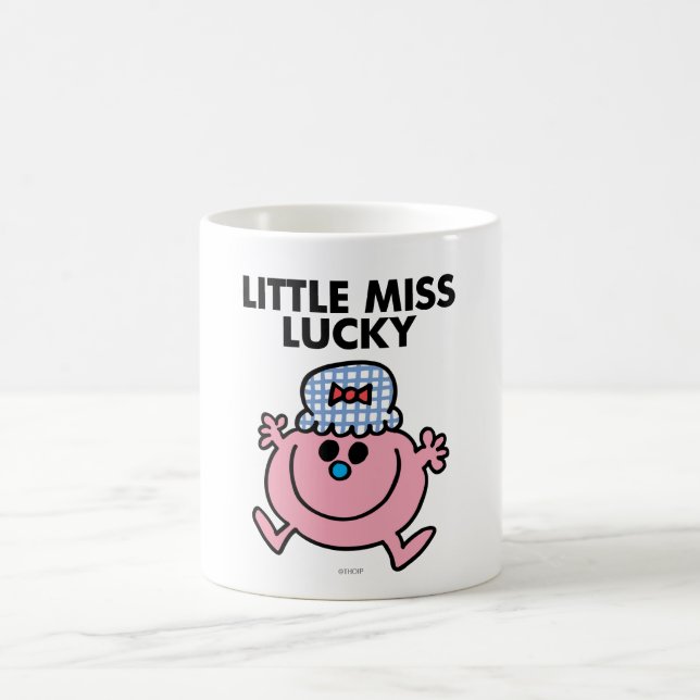 Caneca De Café Pequena Miss Lucky | Letra negra (Centro)