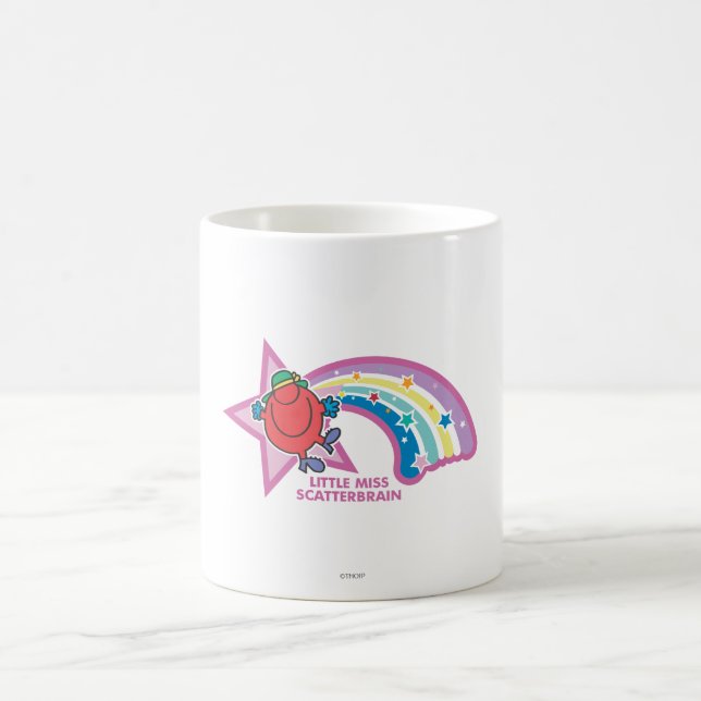 Caneca De Café Pequena Miss Scatterbrain | Arco-íris e Estrelas (Centro)