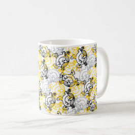 Caneca De Café Pequena Miss Sunshine - Padrão de Caractere Amarel