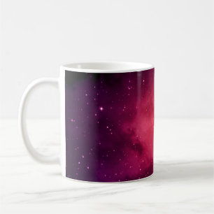 Caneca De Café Pequena parte de um campo estelar infinito do espa