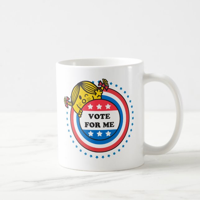 Caneca De Café Pequena Srta. Sunshine "Vote em Mim" (Direita)