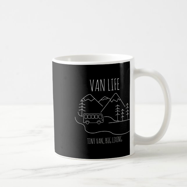 Caneca De Café Pequena Van Grande Vida (Direita)