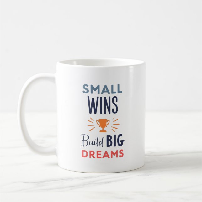 Caneca De Café Pequenas Conquistas Constroem Grandes Sonhos (Esquerda)
