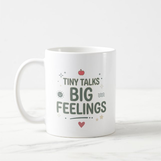 Caneca De Café Pequenas Conversas Grandes Sentimentos Vida de Con (Esquerda)