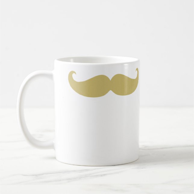 Caneca De Café Pequeno bigode do guiador no louro (Esquerda)