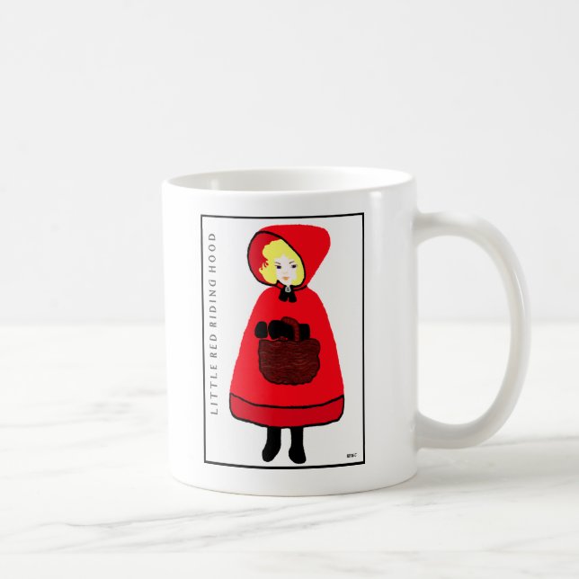 Caneca De Café Pequeno Chapéu Vermelho (Direita)