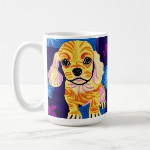 Caneca De Café Pequeno Cocker Spaniel Puppy Como Design